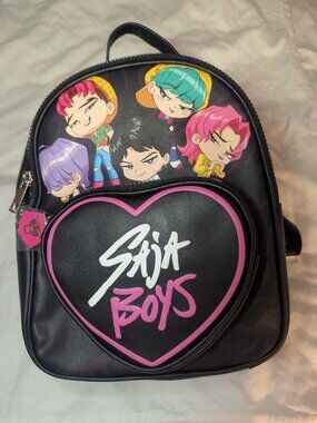 K-Pop Demon Hunters Saja Boys Chibi Mini Backpack